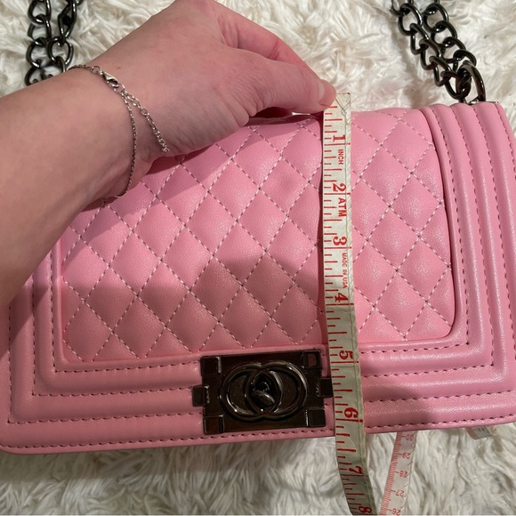 Nwt Pink Quilted Bag - Picture 3 of 8